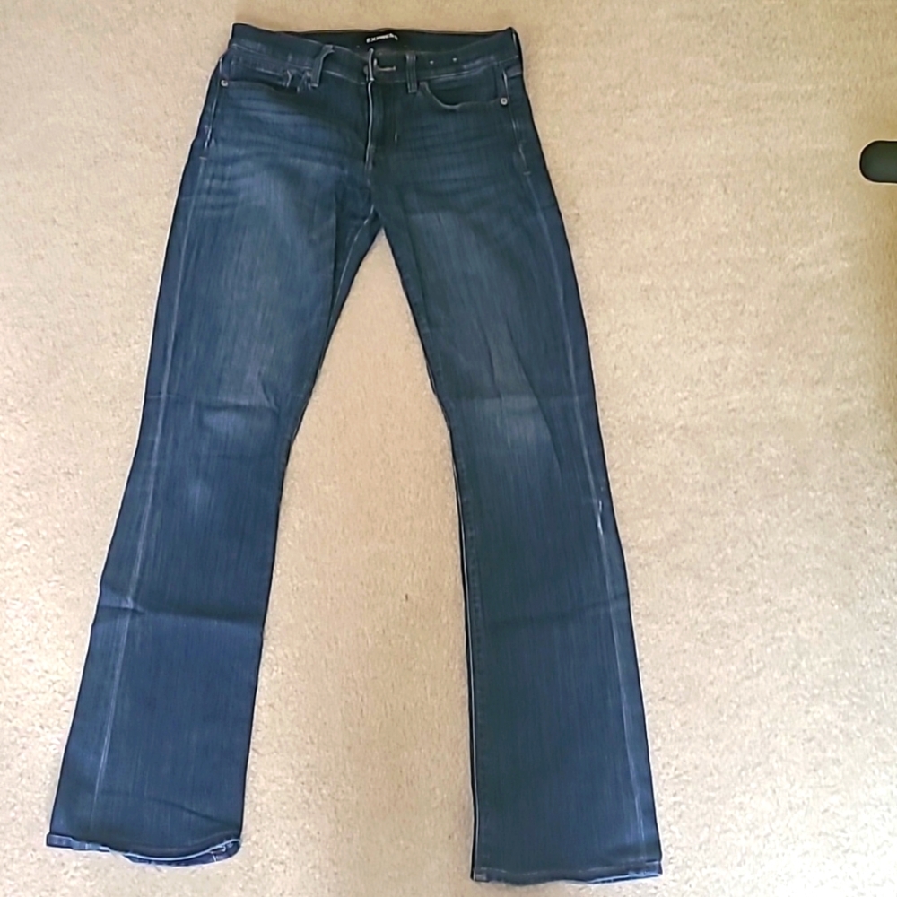 Express Jean's, Barely Boot, Size 4 Long - image 1